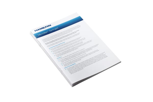 HAM Instructions Microliter Syringes