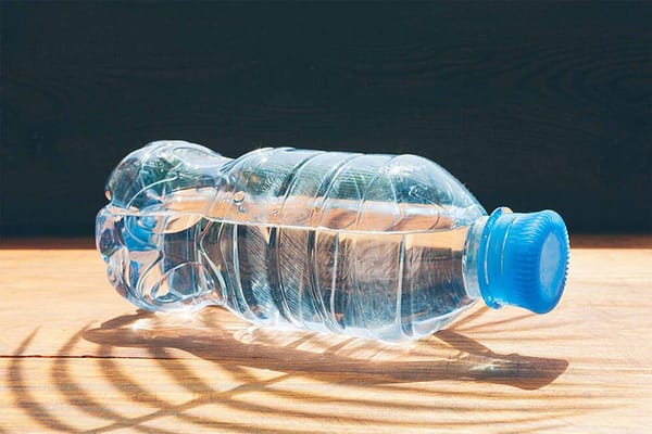 Plastic water bottle