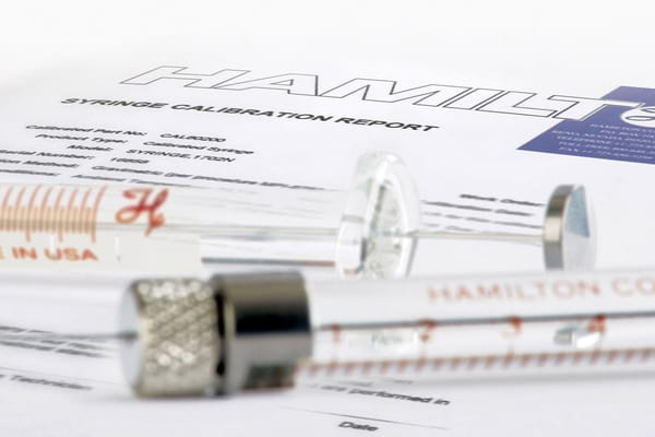 Hamilton Calibrated Syringe