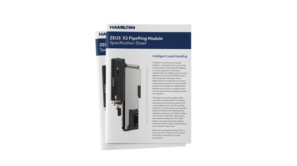 ZEUS X5 Spec Sheet