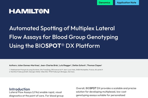 App Note BIOSPOT TIMG