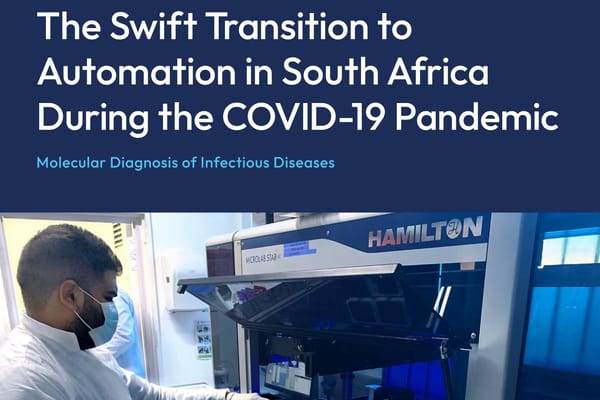 Thumbnail for Hamilton case study on NHLS Tambo laboratory automation in diagnostics