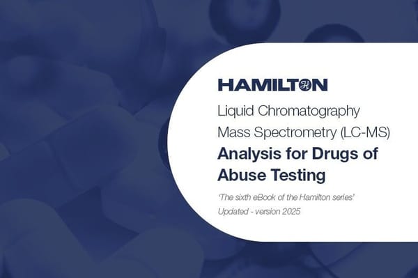 Cover image for Hamilton eBook on LCMS drugs of abuse (DoA) testing