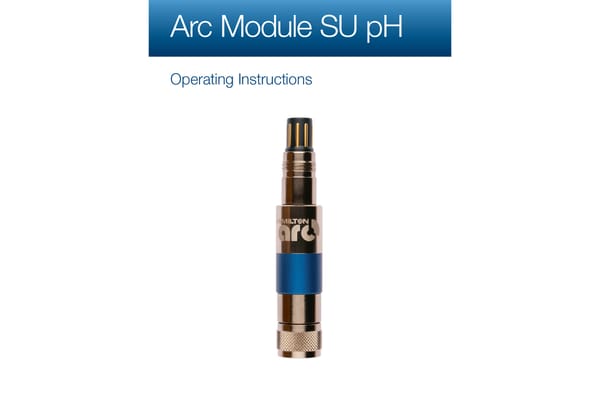 Arc Module SU pH operating instructions