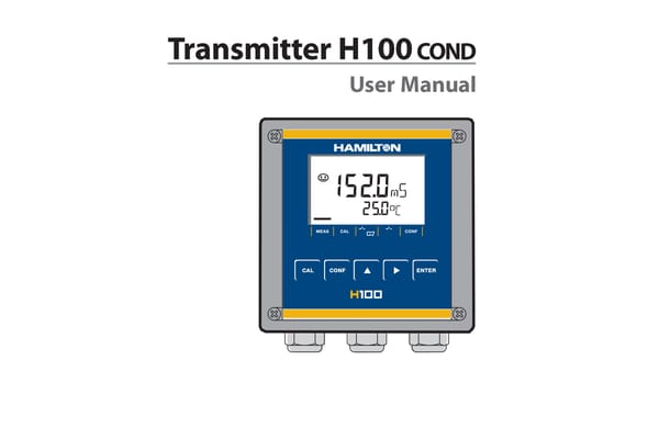 H100 COND transmitter manual