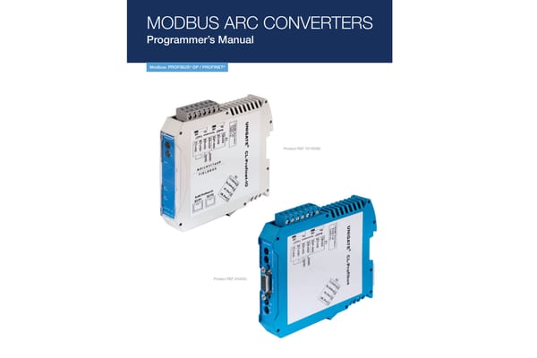 Modbus arc converter programmers manual