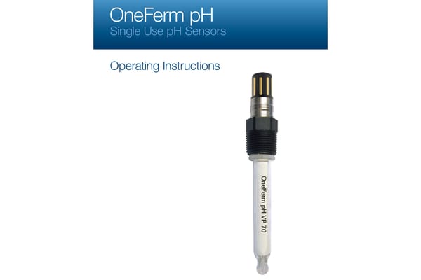 OneFerm single-use pH sensor operating instructions