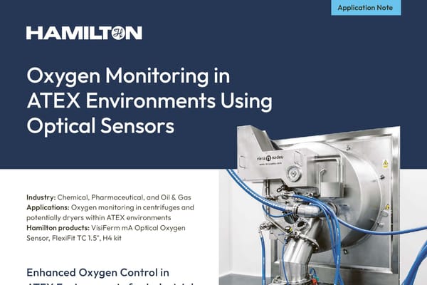 Oxygen monitoring atex environment app note