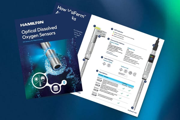 Hamilton Optical Dissolved Oxygen Sensors brochure for bioprocessing