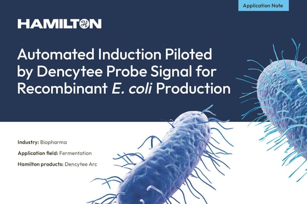 Ecoli production automated induction