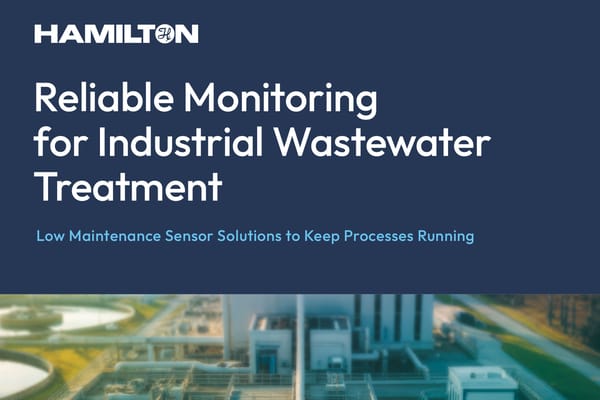 Industrial wastewater treatment monitoring