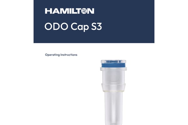ODO Cap Sx | Hamilton's Single-Use DO sensor elements