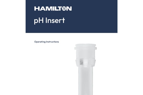 ph insert operating instructions