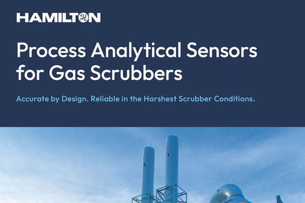 Process analytics sensors gas scrubbers