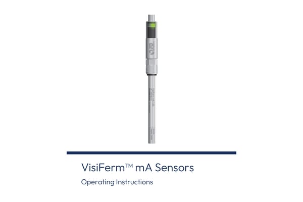 Visiferm ma operating instruction