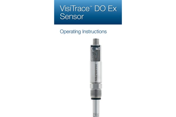 visitrace dissolved oxygen sensor manual