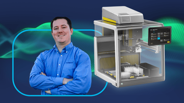 Microlab Prep alongside Hamilton's Clint Riach