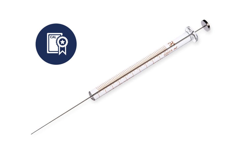 25 µL, Microliter Syringe, Cemented Needle (N), Calibrated Syringe, PN: CAL80400