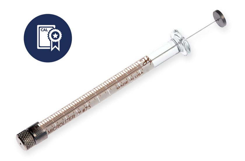 5 µL, Microliter Syringe, Removable Needle (RN), Calibrated Syringes, PN: CAL7634-01
