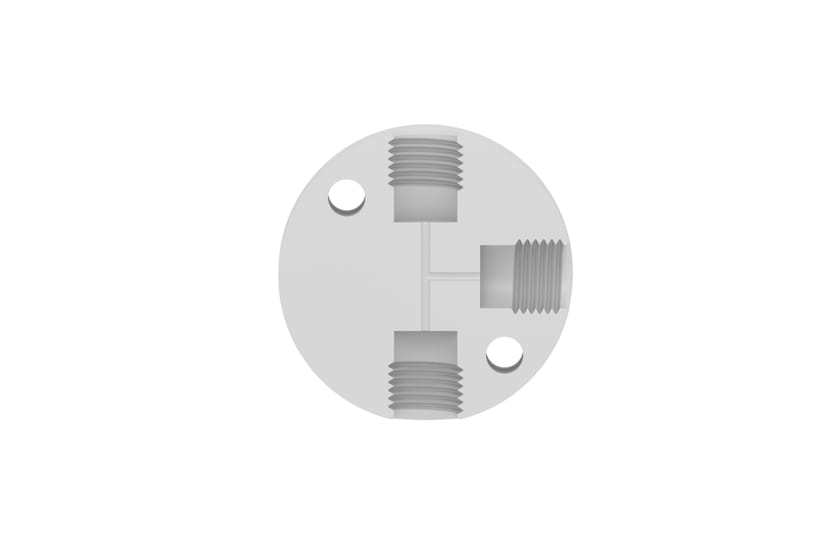 Hamilton 1/4-28 Threaded Junctions 3 Way "T"