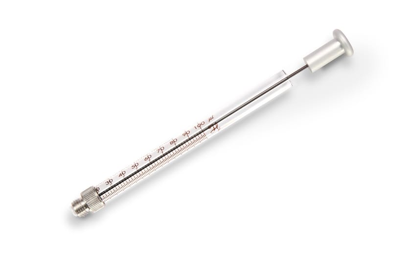 Hamilton 59000-20, 100 Microliter Gastight Model 1710 Bubble Free Prime Instrument Syringe