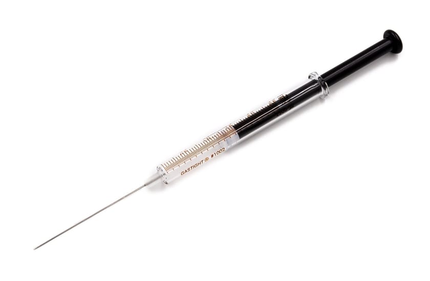2.5 mL, Model 1002 LTN SYR, Cemented NDL, 22 ga, 56 mm, point style 5
