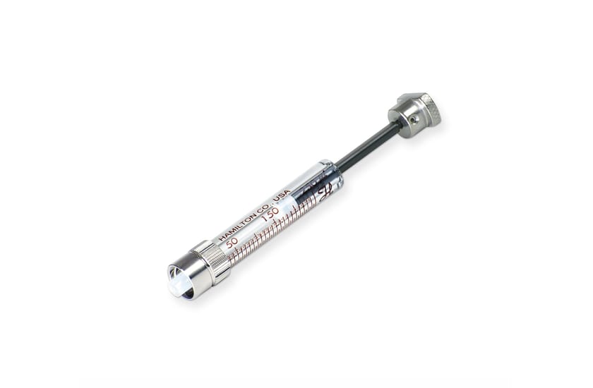 Hamilton 5495-30, 250 Microliter Gastight Model 1750.5 Luer Lock, Half-Height Instrument Syringe