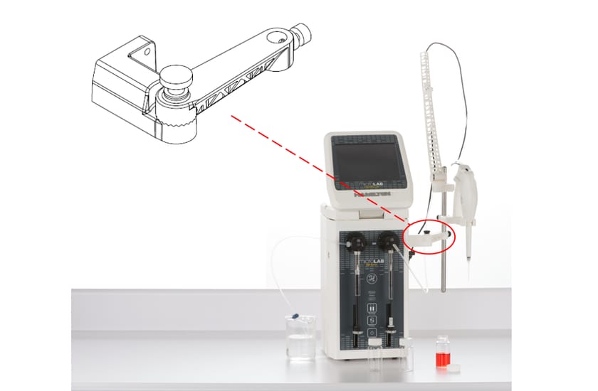 Ring Stand and Mount for Microlab Cable Management System (DTHP)