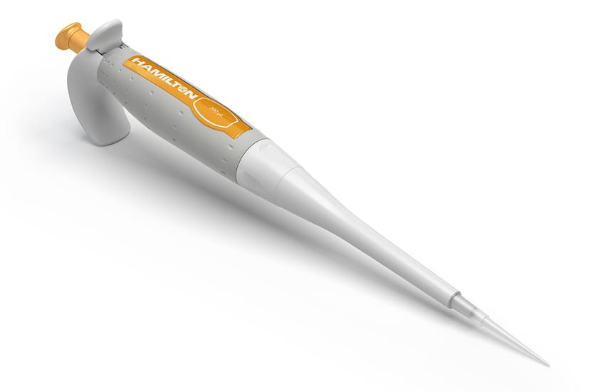 Hamilton's Fixed Volume SoftGrip Pipette 200 µL Front View
