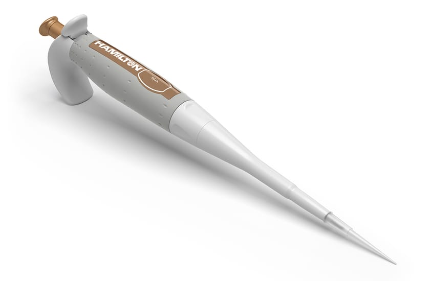 Hamilton's Fixed Volume SoftGrip Pipette 50 µL Front View
