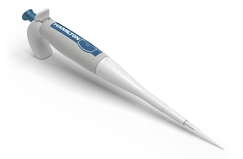 Hamilton Fixed Volume SoftGrip Pipette 5 µL Front View