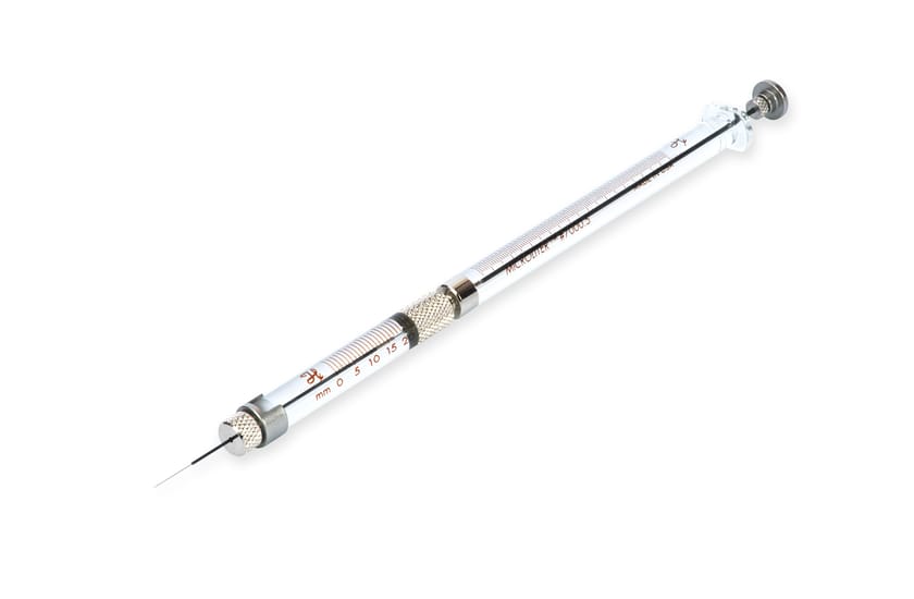 Hamilton's 1.0 µL, Neuros Syringe, Model 7001 KH, 32 gauge, Point Style 3. Syringe 65458 01