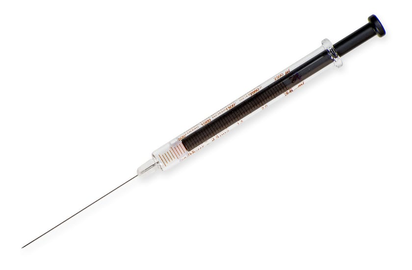 Hamilton 2.5 mL, Model 1002 LTN CTC SYR, Cemented NDL, 26 ga, point style 5