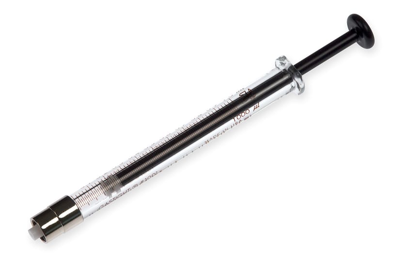 Hamilton 81320, 1 Milliliter Gastight Model 1001 Luer Lock Instrument Syringe