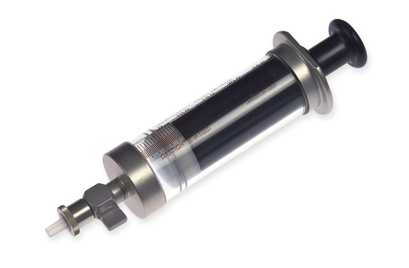 Hamilton 25 mL, Model 1025 Purge and Trap SYR, NDL Sold Separately