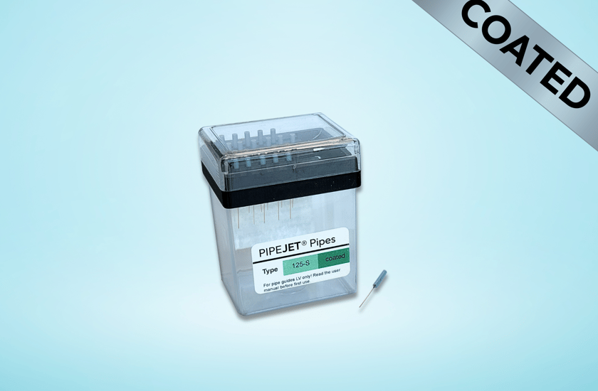 drop-on-demand nanoliter dispensing pipe 125µm coated