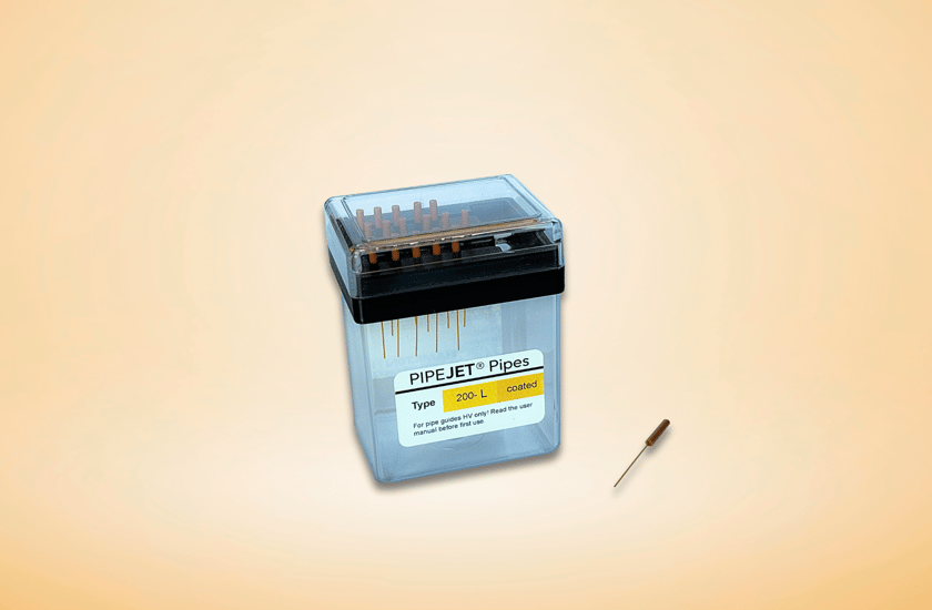 drop-on-demand nanoliter dispensing pipe 200µm Long