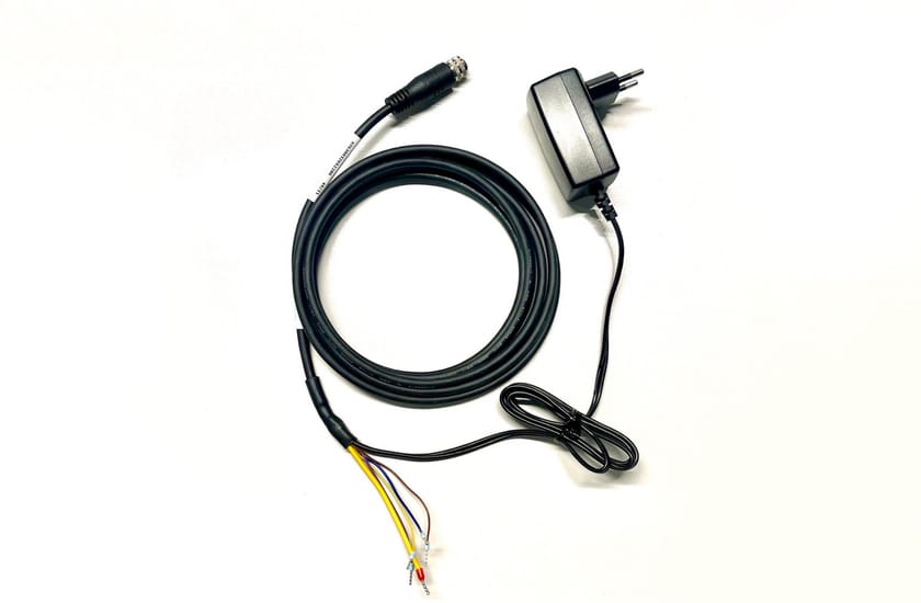 Cable M12 8 Open End Power Plug