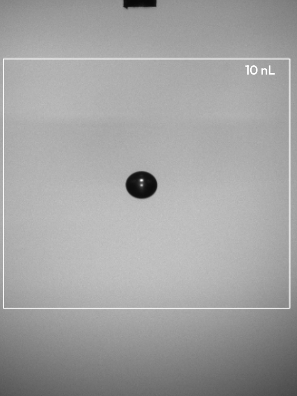 a nanoliter droplet capture in flight