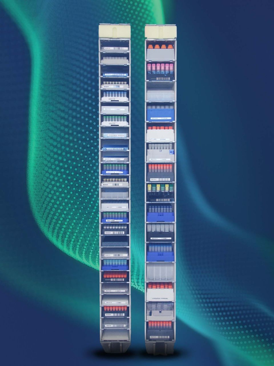 Hamilton BiOS can store a wide range of labware.