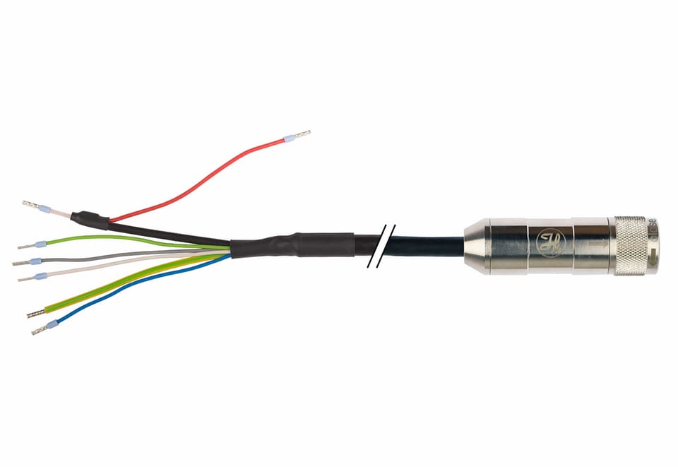 Biopharma sensor cable - vp6 to open end connection